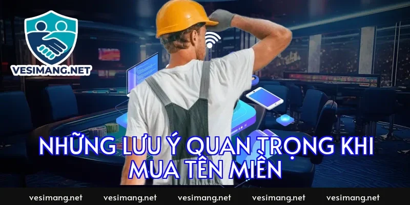 Những lưu ý quan trọng khi mua tên miền