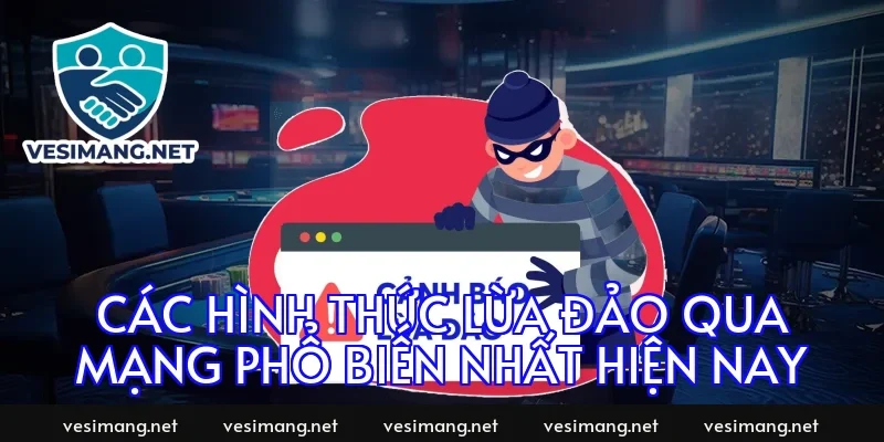 Các hình thức lừa đảo qua mạng phổ biến nhất hiện nay