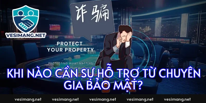 Khi nào cần sự hỗ trợ từ chuyên gia bảo mật?
