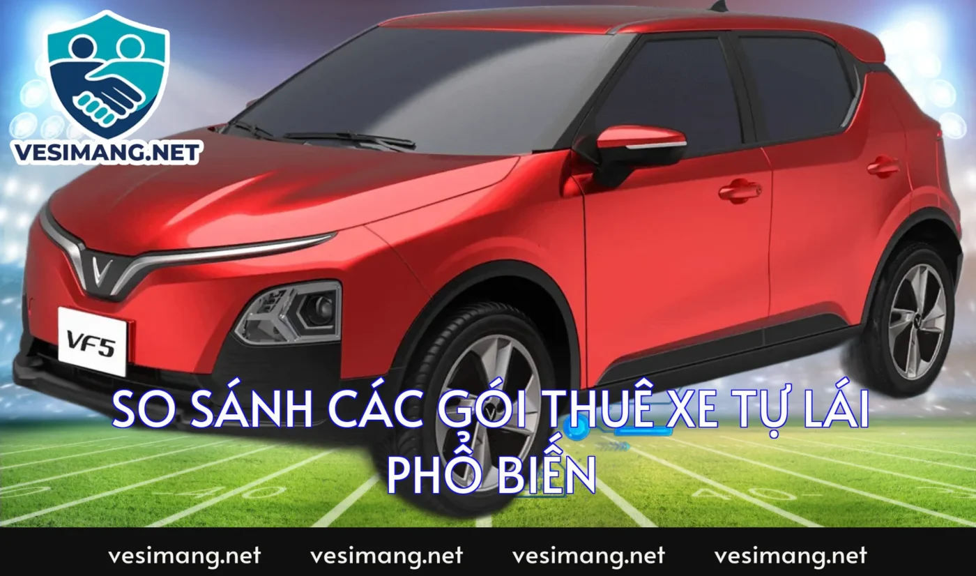 So sánh các gói thuê xe tự lái phổ biến