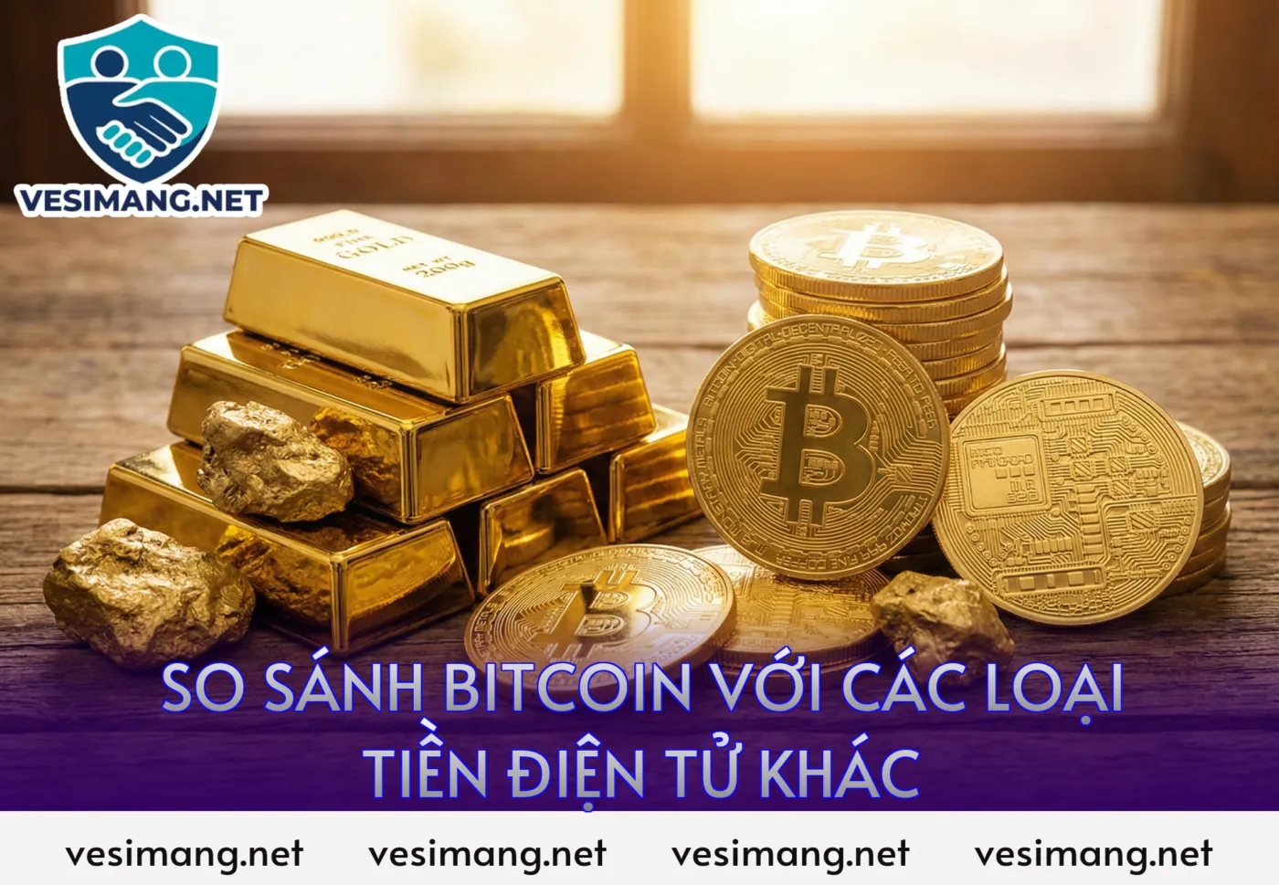 Bitcoin là gì? Cách hoạt động và tiềm năng của Bitcoin 6 so sánh bitcoin với các loại tiền điện tử khác